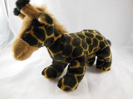 Aurora World 9" Rare Dark & Golden Brown Soft Plush Baby Giraffe Hard To Find - £9.00 GBP