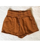 Under Armour Sweat Shorts Size Small Burnt Orange Loose Fit Athletic Womens - $25.74