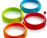 Silicone Egg Ring, Egg Rings Non Stick, Egg Cooking Rings, Perfect Fried... - $12.99