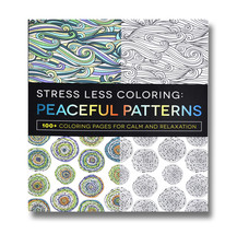 Stress Less Coloring - Peaceful Patterns - £7.82 GBP