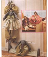 Stuffed Faye Wine Window Door 30&quot; Bear Bunny Draftbusters Draft Sew Pattern - £10.14 GBP