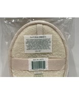 Touch me SISAL OVAL BODY PAD, Scrubber, Mitt. Wash Cloth, New free ship - £7.06 GBP