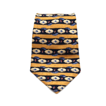 Claiborne 100% Silk Men&#39;s Ties For Dress Accessory USA Made Suit Gold Blue Red - £11.81 GBP