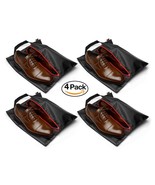 Travel Shoe Bags 16&quot;x12&quot;, Made of Strong Lustrous Ballistic Nylon (Black... - $11.99+