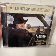 WILLIE NELSON - Greatest Hits CD- Six Decades of Willie&#39;s Best -Cracked Case - £3.53 GBP