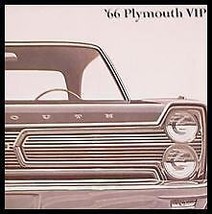 1966 Plymouth VIP Prestige Brochure - £7.61 GBP