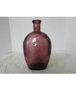 Vintage Wheaton Glass House Amethyst Glass Bottle Father of our Country  8&quot; - $184.76 MXN