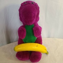 Vtg Barney The Dinosaur Plush 1990&#39;s 15&quot; Vgc *Cl EAN* - £10.79 GBP