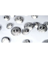 Set of Die Cast Metal Blazer Buttons EE15028 Silver Colour 3L/7S ø20mm ø... - £14.11 GBP