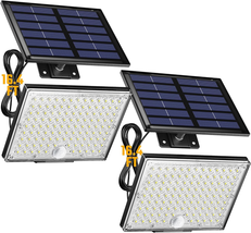 SUPERDANNY Solar Motion Sensor Lights, 2-Pack Outdoor Flood LEDs - $1,503.51 MXN