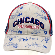 Chicago Cubs World Champs Hat Mesh Signature Series Snapback MLBPA NEW - £11.83 GBP