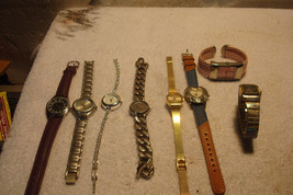 Ladies wrist watch lot of 7 Various Brands as/is WATCHES Multicolor - £15.95 GBP