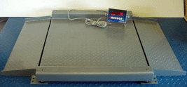 Drum Scale Floor Scale 3x3 with Ramps 5,000 lb Legal for Trade 1.5&quot; H NTEP - £937.93 GBP