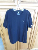 Tommy Bahama Mens Lightweight Pullover Dark Blue T-Shirt Cotton Spandex ... - $240.47 MXN