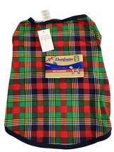 Dearfoams Holiday Family Pet Pajamas XL Plaid Dog Outfit - £10.80 GBP