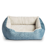 Bed for Dogs &amp; Cats, Plush, Portable, Machine Washable, Blue &amp; White, 19... - $399.07 MXN