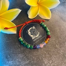 7 Chakra Crystal Bracelet with Jade - Chakra Energy Bracelet for Health - £14.01 GBP