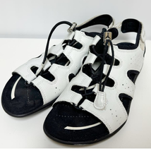 ECCO Bluma Speedlace Toggle Sandals White Shoe Size 40 (9-9.5) - £25.26 GBP