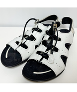 ECCO Bluma Speedlace Toggle Sandals White Shoe Size 40 (9-9.5) - $31.68
