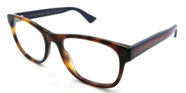 Gucci Eyeglasses Frames GG0004O 006 53-19-145 Dark Havana Made in Italy - £116.41 GBP