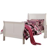 Louis Philippe III Twin Bed, White Finish - $319.26 CAD