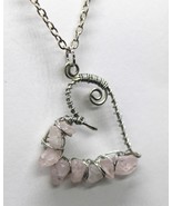 Wire Wrap Heart Necklace - $30.87 CAD