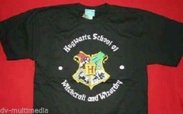 Harry Potter-Hogwarts Scuola Di Stregoneria &amp; Wizardry Jrs T-Shirt ~ Mai Worn ~ - £11.11 GBP