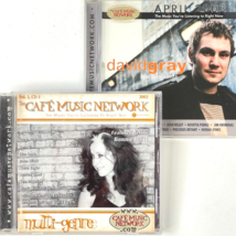 Cafe Music Network 2 Promo CD Lot David Gray Bonnie Raitt Multi Genre 2002-2003 - £13.66 GBP
