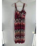 Allison Brittney Womens sleeveless Tie Dye pattern maxi dress, size (XL) - $300.63 MXN