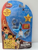 Zizzle High School Musical Keychain Star Troy Plays BET ON IT *Needs Bat... - $20.74