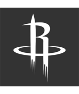 Houston Rockets Vinyl Car Truck Decal Window Sticker NBA Basketball White - $6.72 CAD