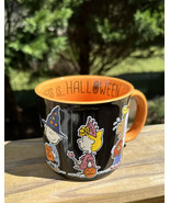 Happiness Is Halloween Coffee Mug Peanuts Charlie Brown, Snoopy &amp; Gang N... - £14.17 GBP
