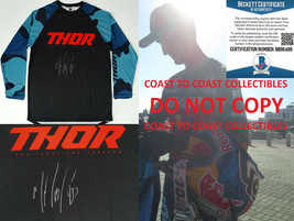 Marvin Musquin Supercross Motocross signed autographed Thor Jersey proof Beckett - £271.84 GBP