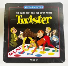 Twister Nostalgia Edition ~ In Tin Box ~ Factory Sealed ~ Hasbro - $16.82