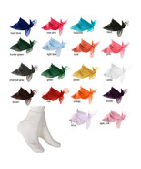 White Bobby Socks and Sheer Chiffon Scarf in 18 Colors 50s Style Accesso... - £15.17 GBP