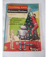 The Magazine Of Fantasy And Science Fiction~ January 1960 Poul Anderson - £4.72 GBP