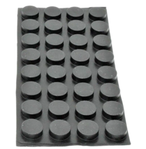3/16&quot; Thick x 7/16&quot; Wide Round Stick on Rubber Feet Adhesive Bumpers She... - $12.82