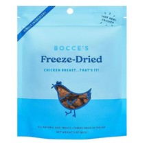 Bocce&#39;s Bakery Dog Freeze Dried Chicken Breast Treats 3oz. - £11.83 GBP