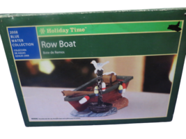 Holiday Time 2008 Row Boat Blue Water Collection In Original Box 5&quot;L - £6.32 GBP
