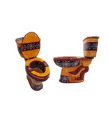 Mexican Toilet ELONGATED Comfort Height Hand Painted - Dolores - - $1,940.98 CAD