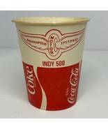 Coca Cola Coke Indianapolis Motor Speedway Indy 500 Wax Cup Dixie USA - $11.13