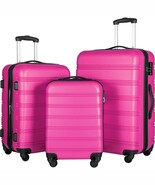 Hardside Spinner Luggage Set w/TSA Lock (20/24/28&quot;) - $253.01 CAD