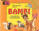 Walt Disney&#39;s Story of Bambi With Songs From The Original Soundtrack of ... - $29.99