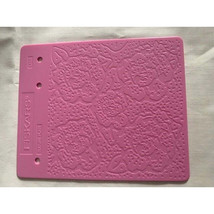 Scrapbooking Fiskars Lace &amp; music notes embossing plate - $7.60