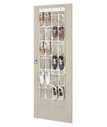 24-Pocket Over-the-Door Hanging Shoe Organizer - $66.86 CAD
