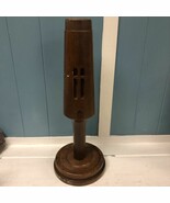 Vintage Sewing Tool Rotating dutch 17” Wood Antique Wooden Made In Japan - $447.42 MXN