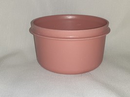 Tupperware Bowl #1667-7 Dusty Rose Pink Color - no lid - $7.50