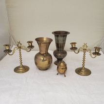 Antique Brass Vase and Baldwin Vintage Solid Brass - £5.44 GBP