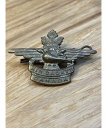 Vintage Air Cadets Canada Cap Badge Original Hardware KG JD - $14.85