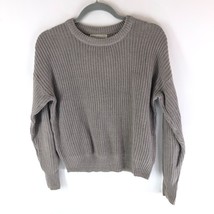 Urban Outfitters Womens Sweater Pullover Chunky Knit Cotton Blend Gray S - £11.34 GBP